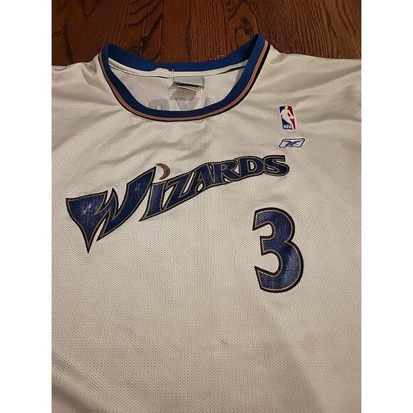 Reebok Juan Dixon Washington Wizards Jersey Mens Size 60 3XL XXXL Basketball - Picture 3 of 8